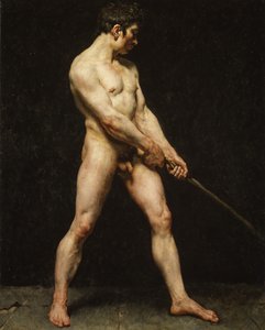 Studie nahého muže, ca. 1810-20.