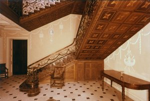 Schodiště, Claydon House, Buckinghamshire, polovina 18. století