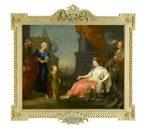 Mojžíš přivedl před faraonovu dceru, 1746