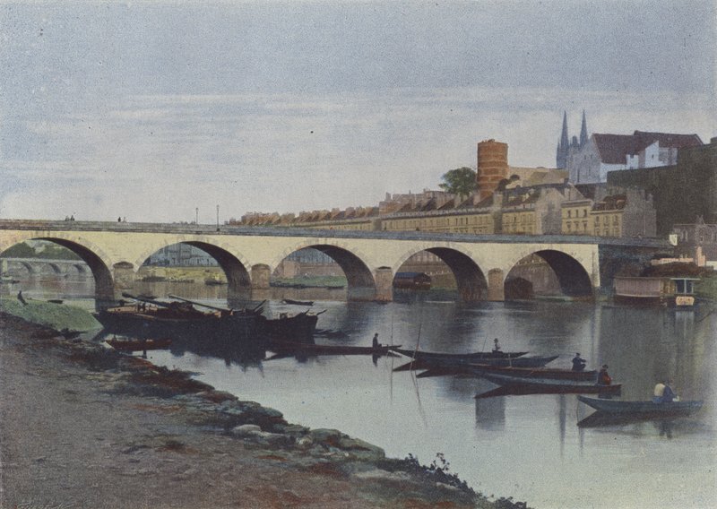 Angers, La Maine (barevné foto) od (after) French Photographer