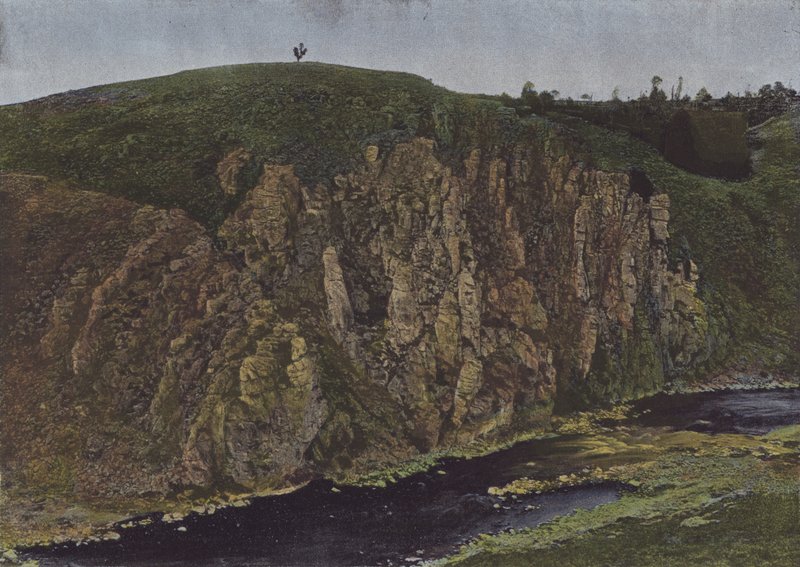 Cliffs of the Creuse (barevné foto) od (after) French Photographer