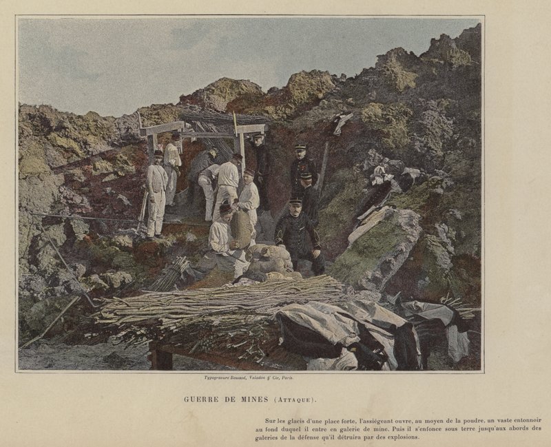 Mine Warfare, Attack (barevné foto) od (after) French Photographer