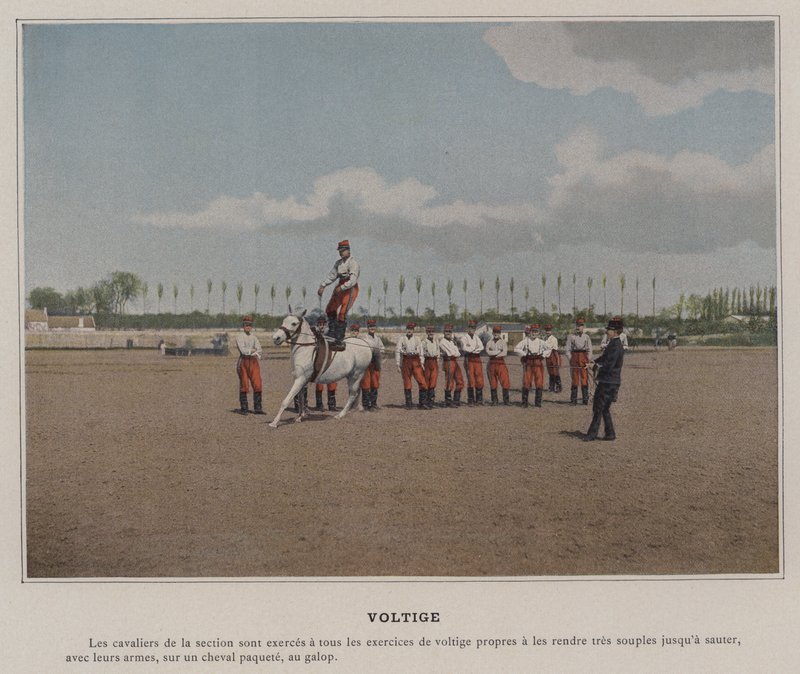 Voltige (barevné foto) od (after) French Photographer