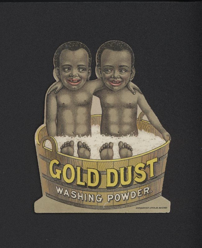 Reklama na prací prášek Gold Dust od American School