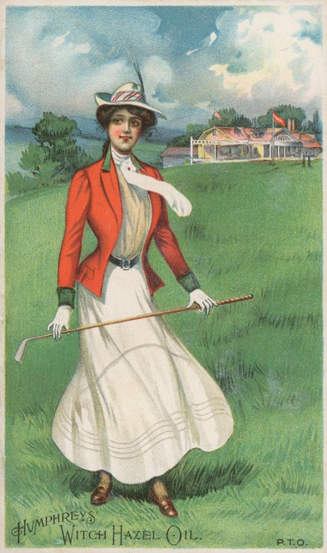 Dívka hraje golf od American School