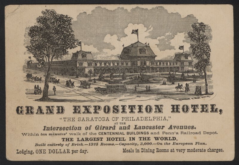 Grand Exposition Hotel, Philadelphia od American School