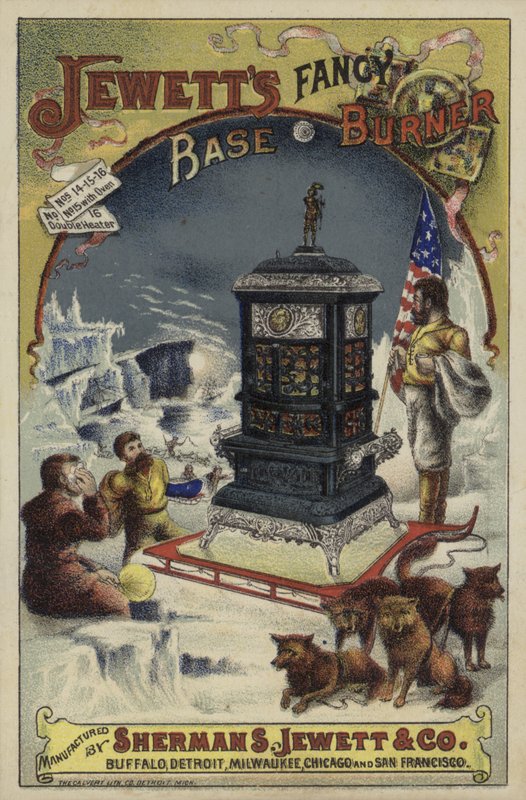 Jewetts Fancy Base Burner od American School