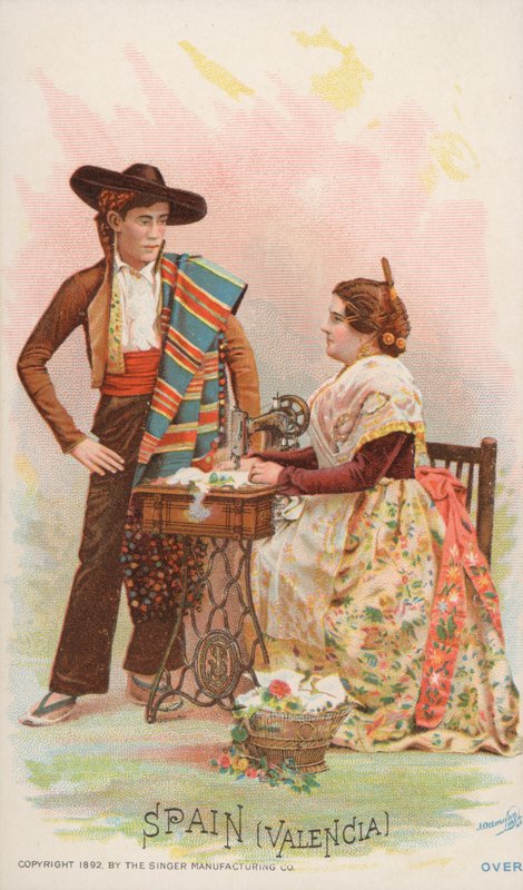 Šicí stroj, Španělsko, Valencie od American School