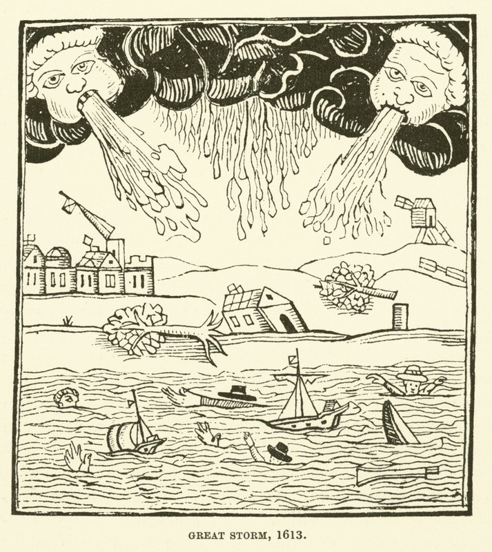 Velká bouře, 1613 od English School