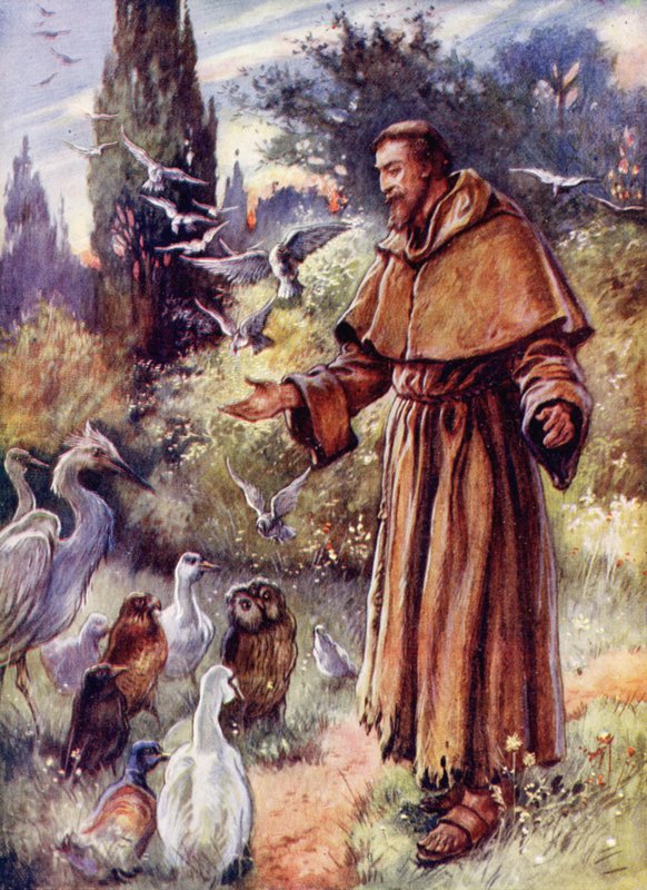 Svatý František z Assisi od English School