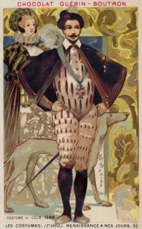 Dvorní šaty, 1588 od French School