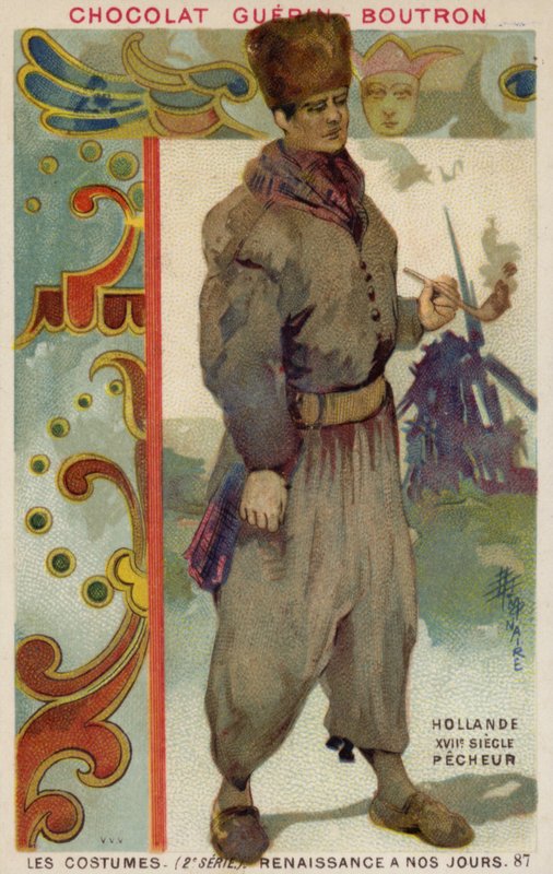 Holandský rybář, 17. století od French School
