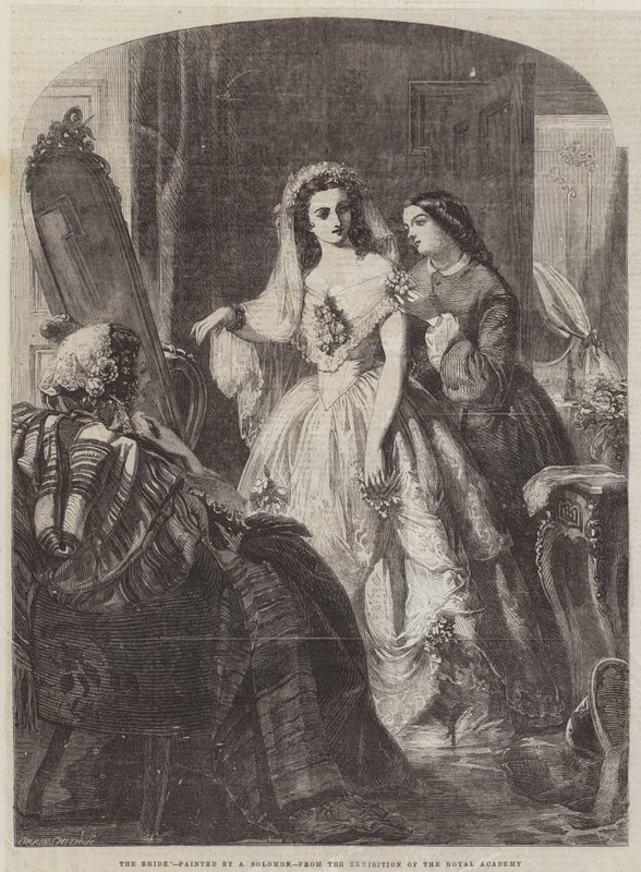 Nevěsta (rytina) od Abraham Solomon