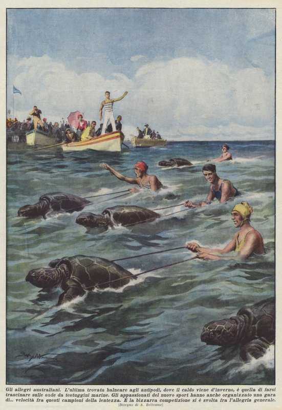 Veselí Australané od Achille Beltrame