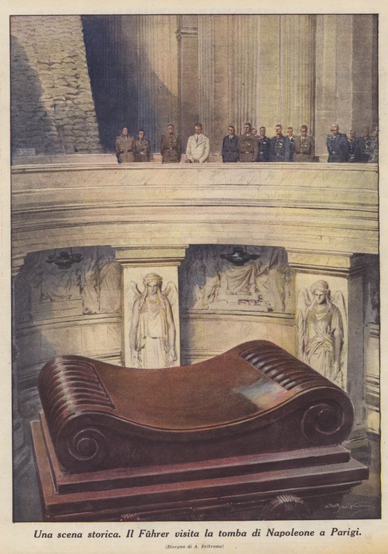 Historická scéna (barevné lito) od Achille Beltrame