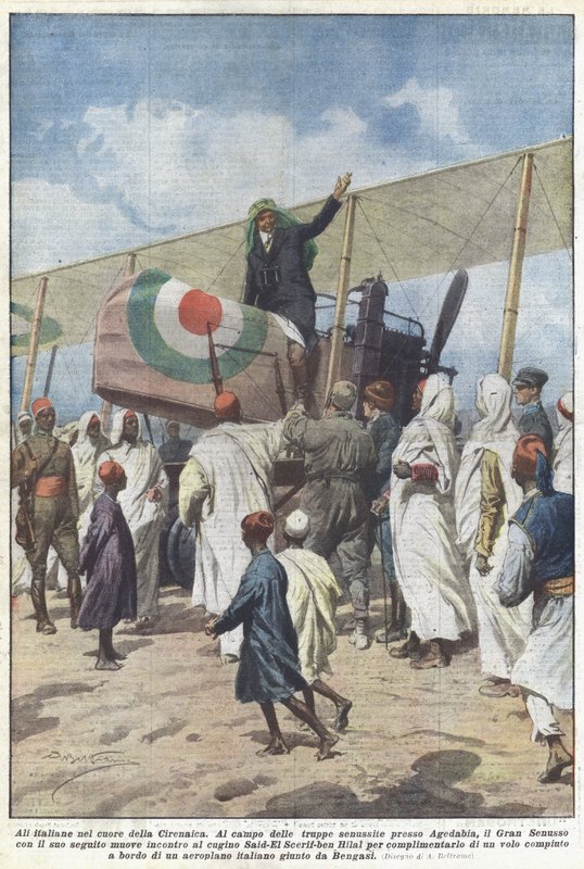 Italská křídla v srdci Kyrenaiky od Achille Beltrame