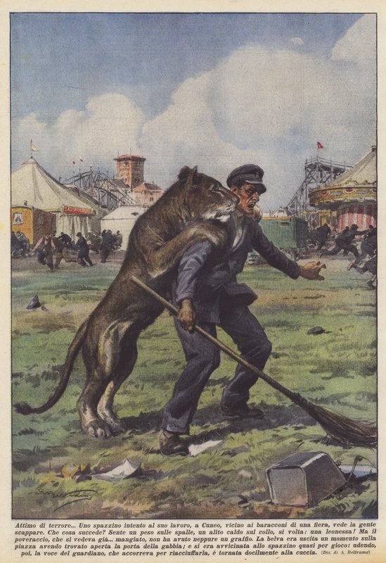 Moment hrůzy od Achille Beltrame