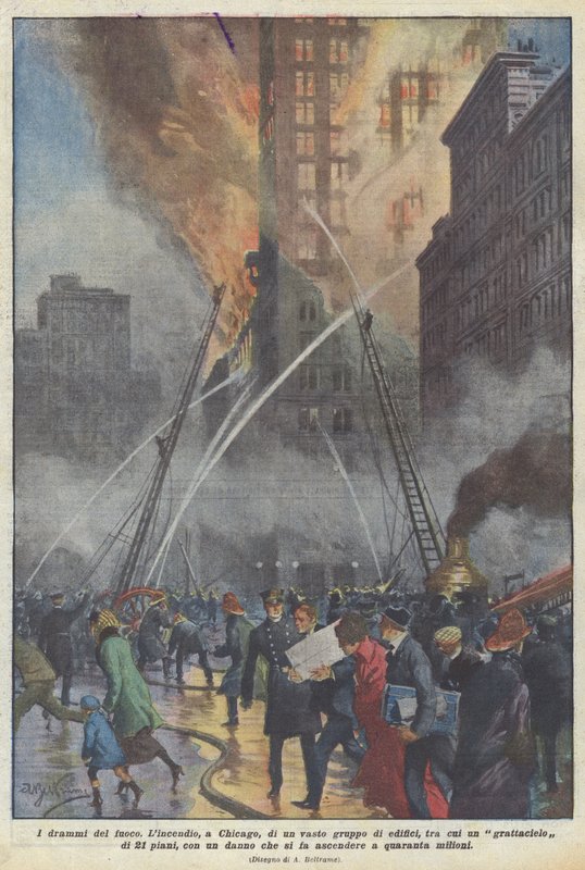Dramata ohně od Achille Beltrame