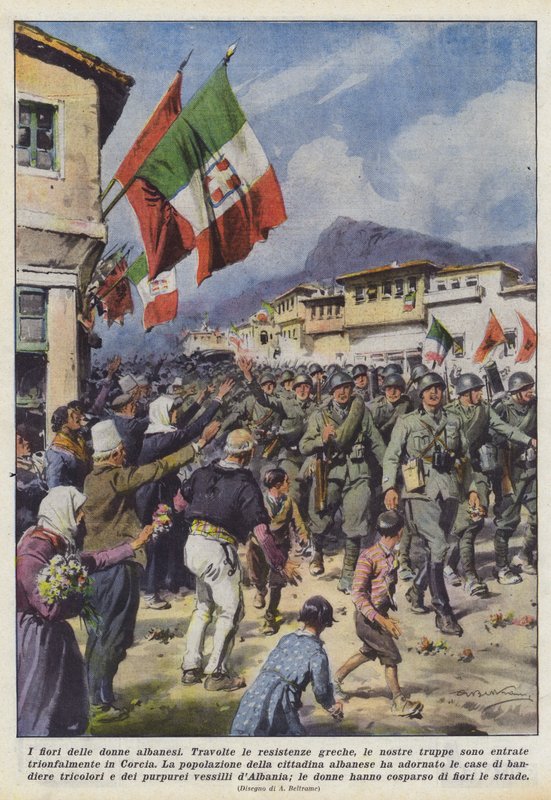 Květiny albánských žen od Achille Beltrame