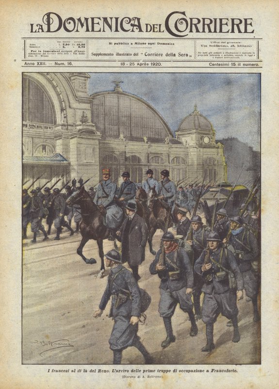 Francouzi za Rýnem od Achille Beltrame