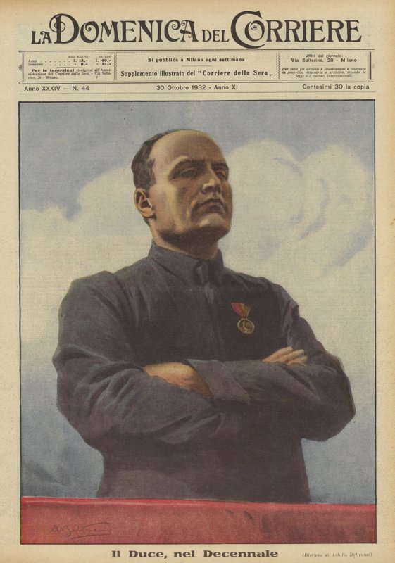 Duce na výročí od Achille Beltrame