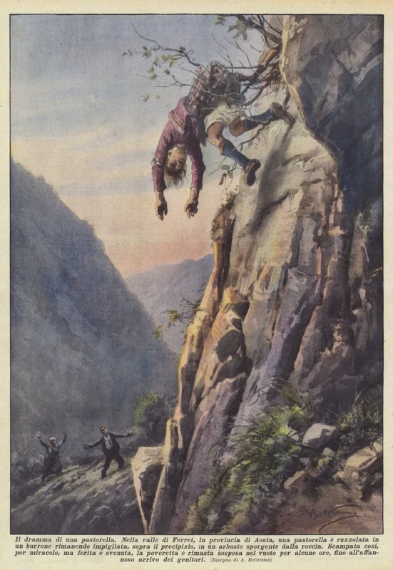 Drama pastýřky od Achille Beltrame