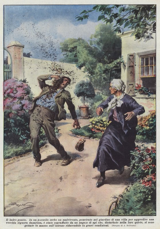 Potrestaný zloděj od Achille Beltrame