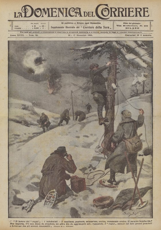 Práce pavouků od Achille Beltrame