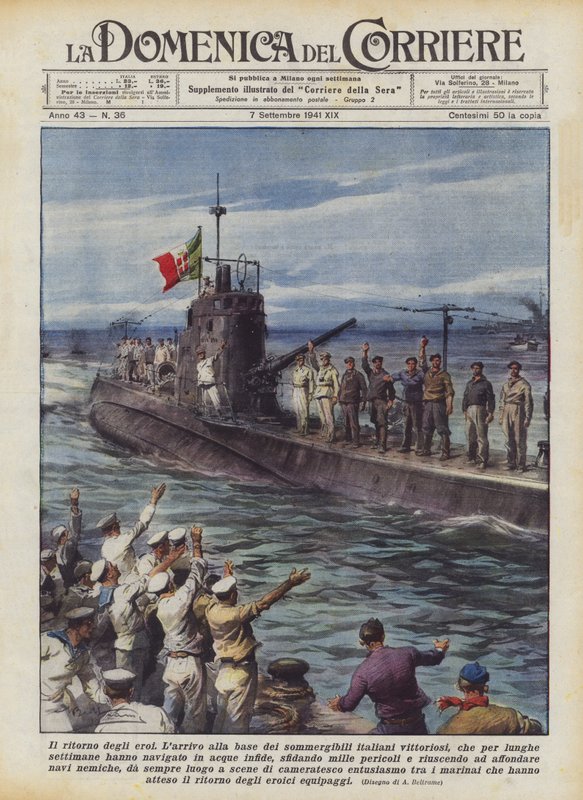Návrat hrdinů od Achille Beltrame