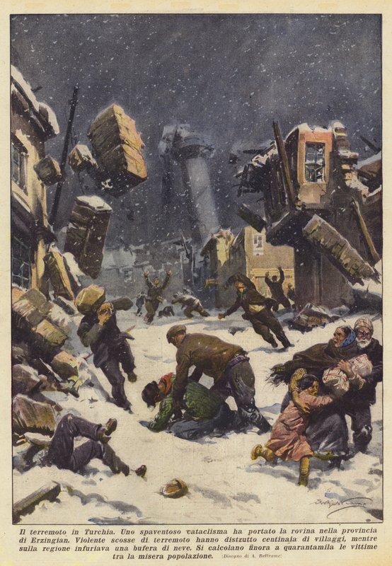 Zemětřesení v Turecku od Achille Beltrame
