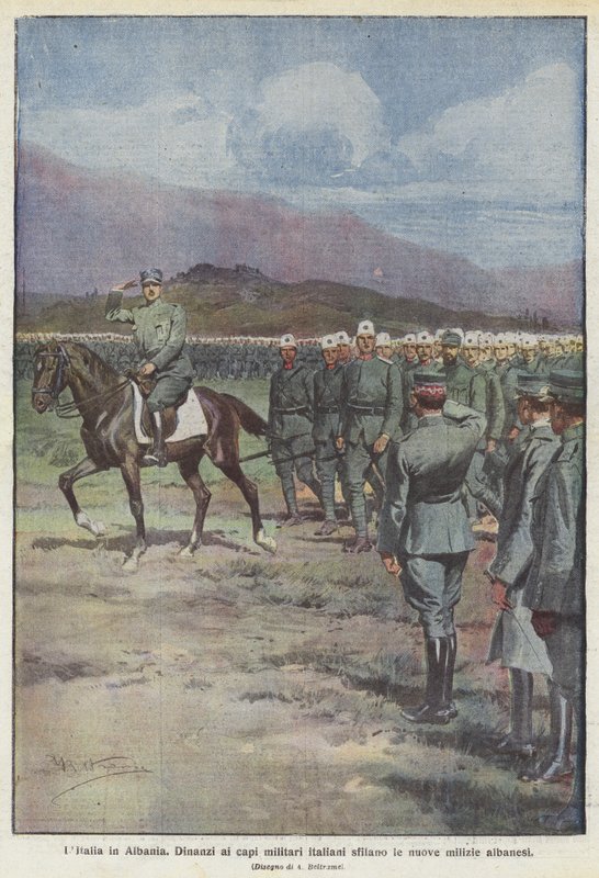 Itálie v Albánii od Achille Beltrame