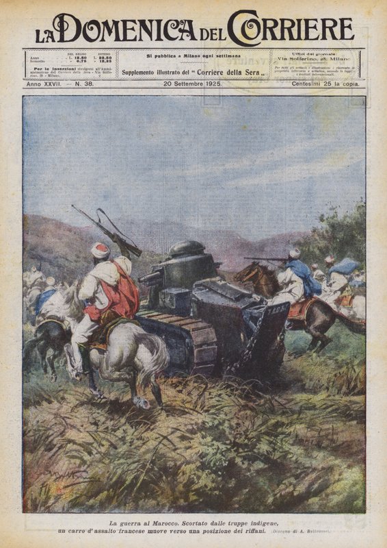 Válka v Maroku od Achille Beltrame