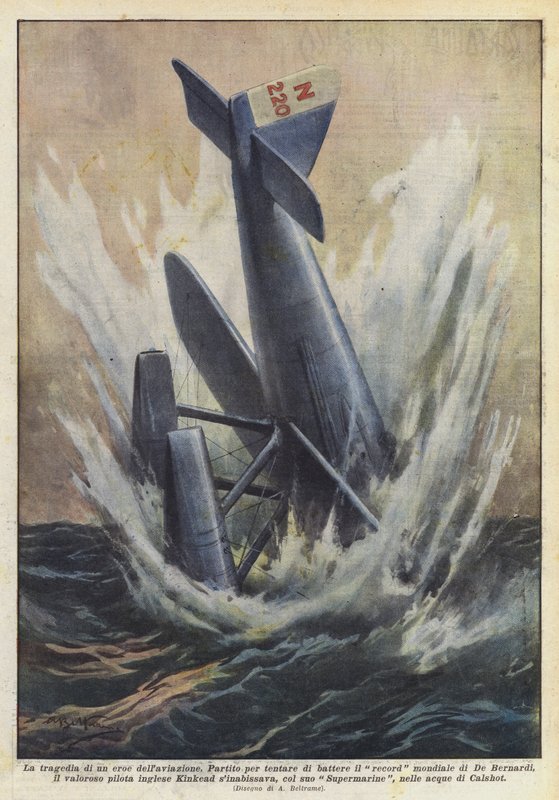 Tragédie leteckého hrdiny od Achille Beltrame