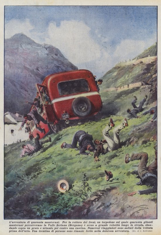 Dobrodružství čtyřiceti Mantovců od Achille Beltrame