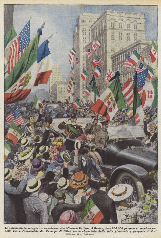 Nadšené americké vítání v italské misi od Achille Beltrame
