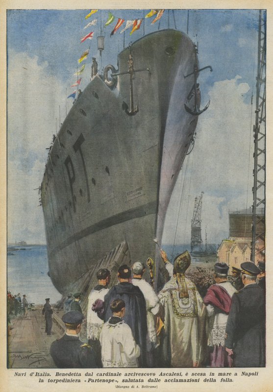Lodě Itálie od Achille Beltrame
