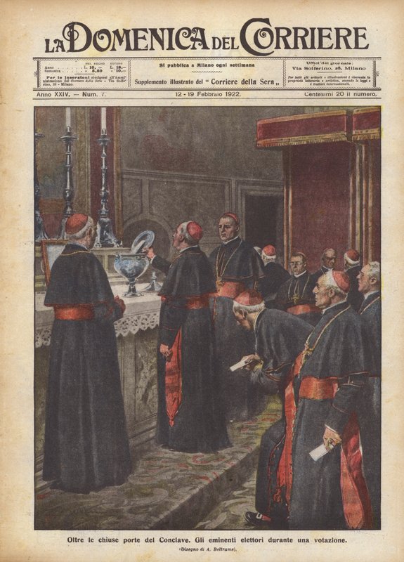 Za zavřenými dveřmi Konkláve od Achille Beltrame