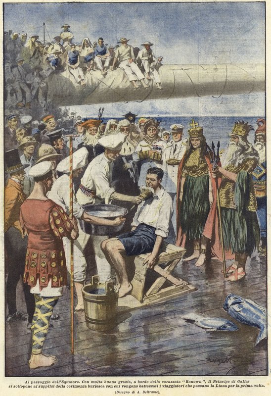 Průchod rovníku od Achille Beltrame