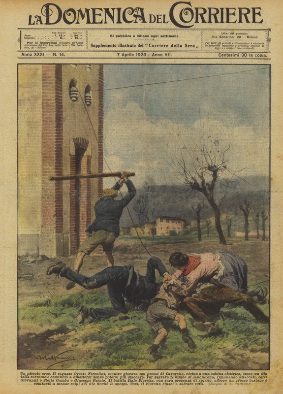 Malý hrdina od Achille Beltrame