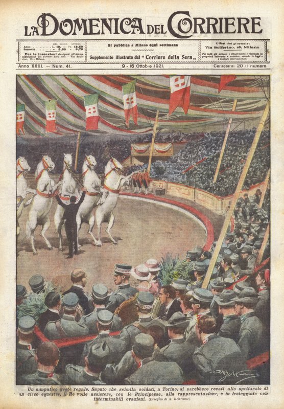 Pěkné královské gesto od Achille Beltrame
