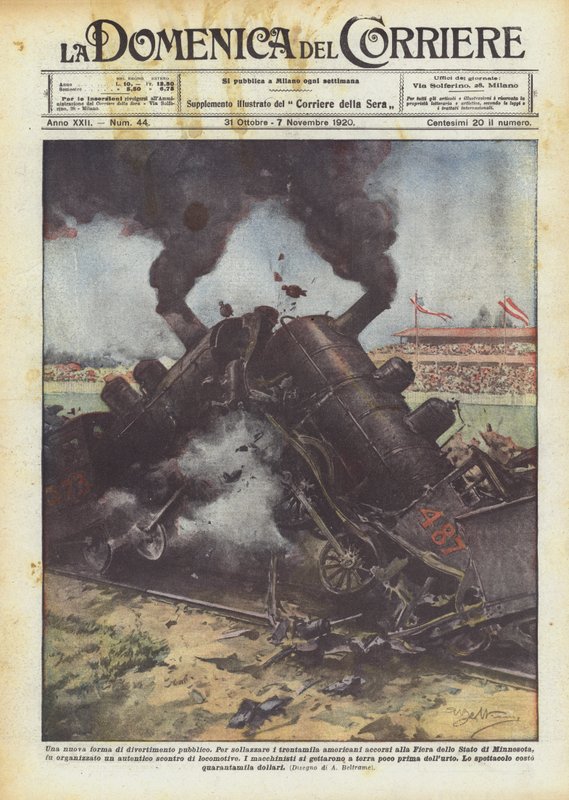 Nová forma veřejné zábavy od Achille Beltrame