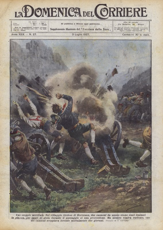 Smrtící výbuch od Achille Beltrame