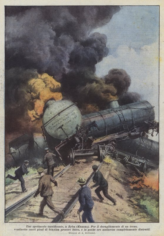 Děsivá podívaná ve městě Zyba (Kansas) od Achille Beltrame