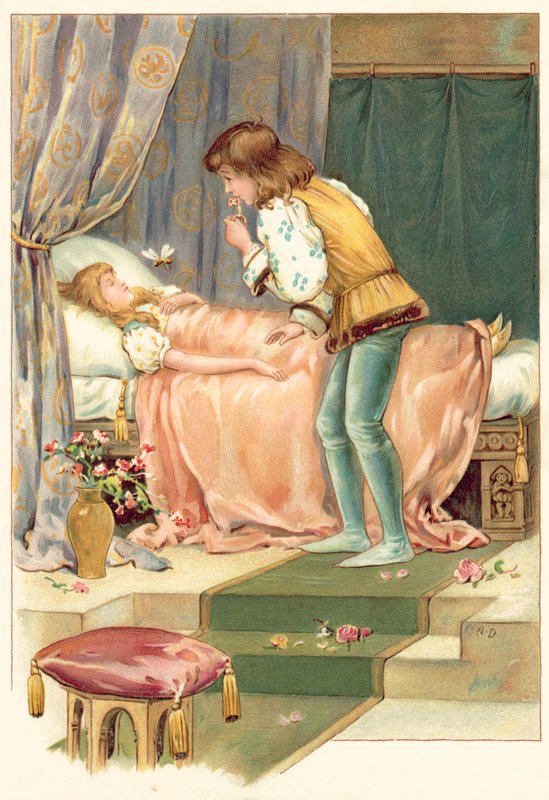 Včelí královna (chromolitho) od Ada Dennis