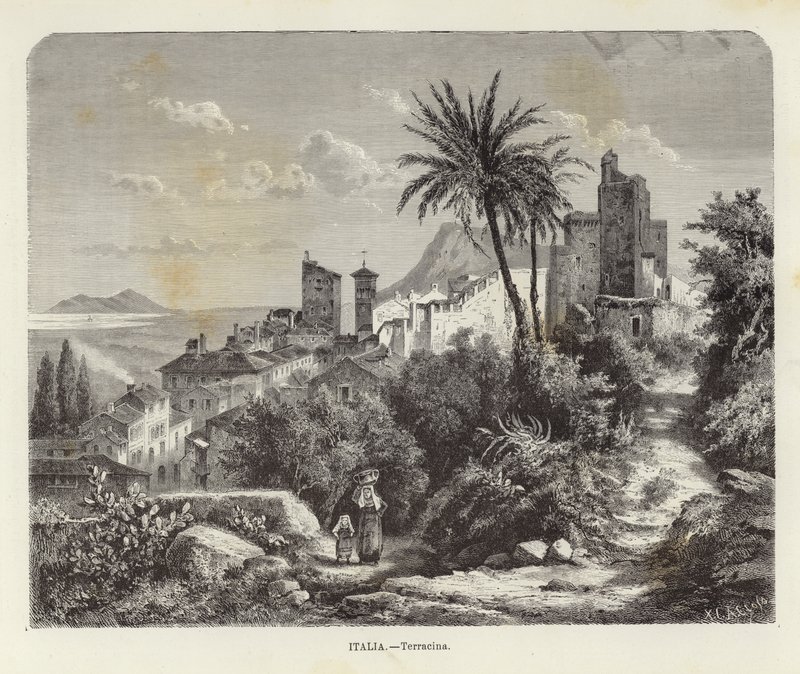 Itálie – Terracina od Adolf Closs