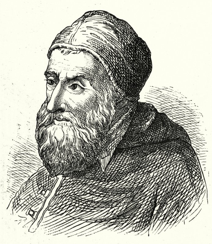 Papež Sixtus IV (rytina) od Agostino Musi