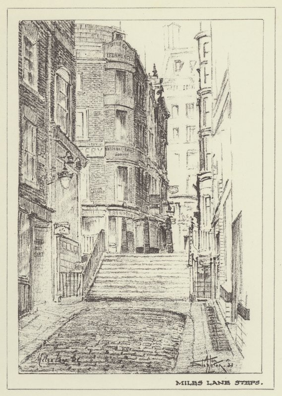 Kroky na ulici Miles Lane od Alan Stapleton
