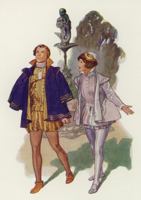 Shakespeare: Dvanáctá noc (Color Litho) od Albert Edward Jackson