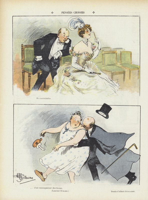 Ilustrace pro Le Rire od Albert Guillaume