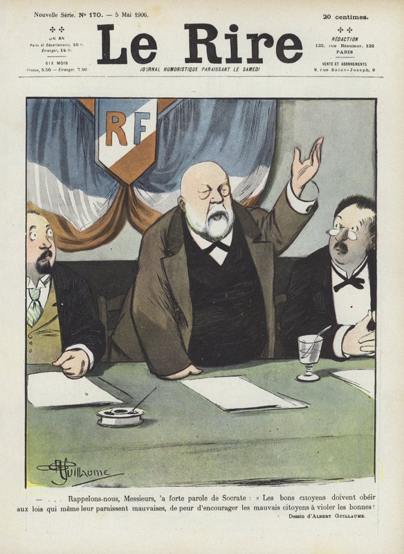 Ilustrace pro Le Rire od Albert Guillaume